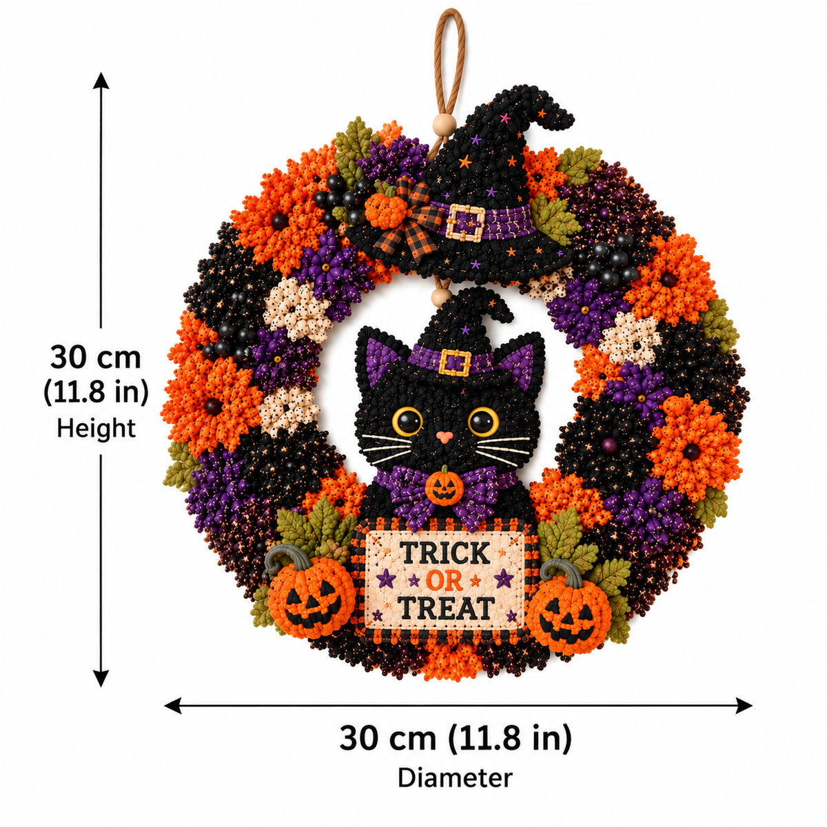 3D Fabric Poke Wreath DIY Kit