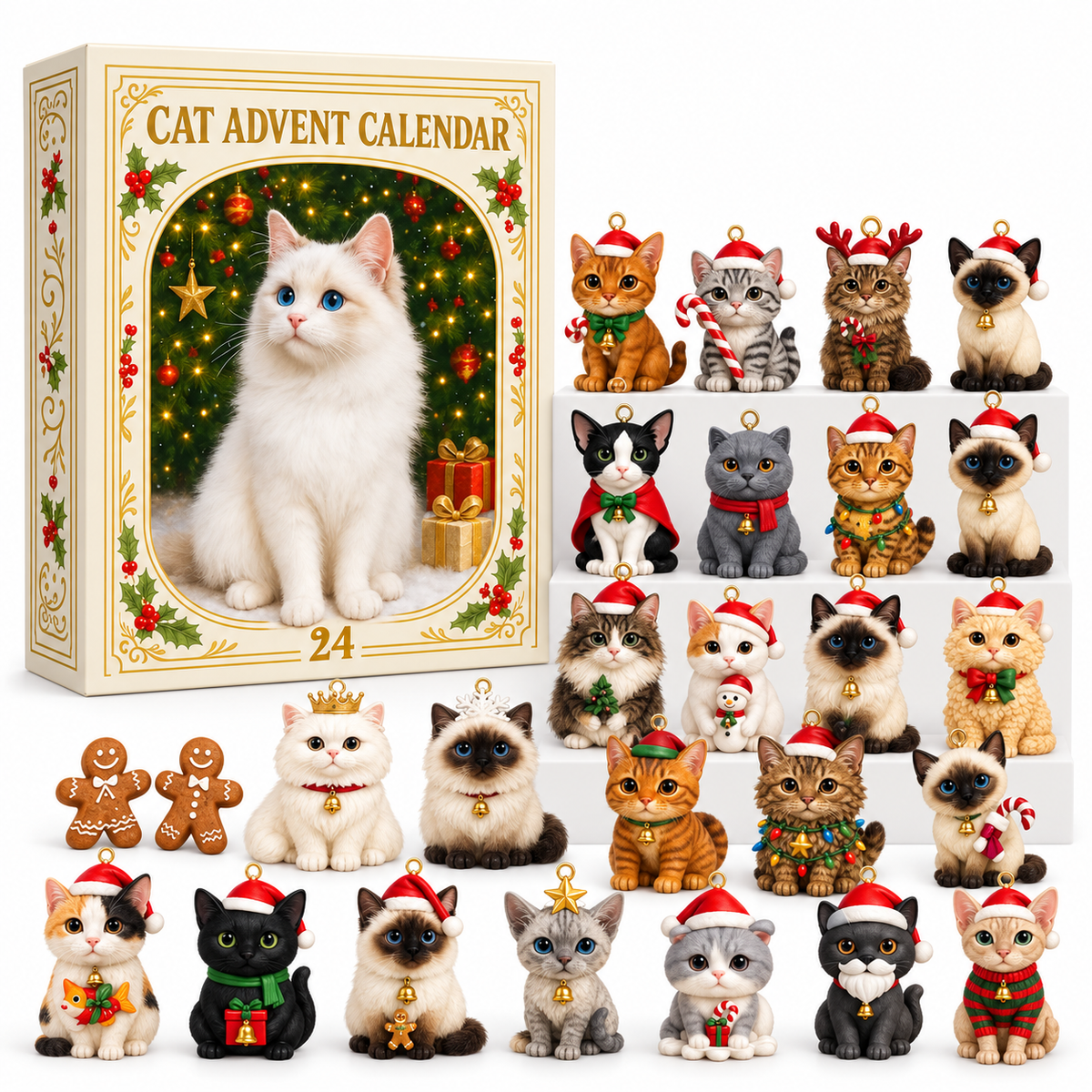 24 Days of Christmas Cats Advent Calendar
